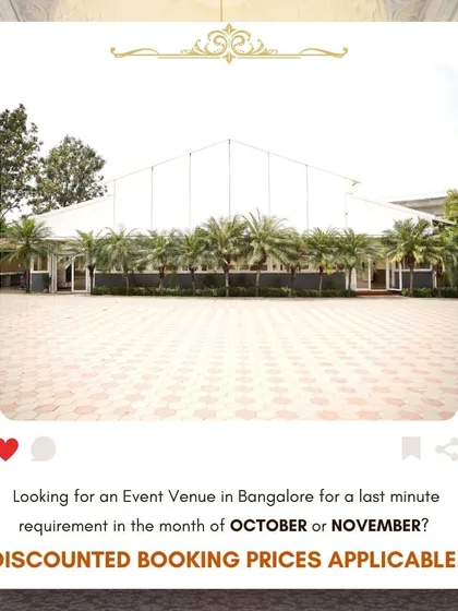 Another last-minute booking offer for our versatile event venues in Bangalore. We understand every event is a cherished moment and are here to help you celebrate in style.