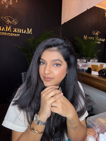 This is what I call a simple party makeup look. It's fresh, clean, and enhances your natural features without being too heavy.