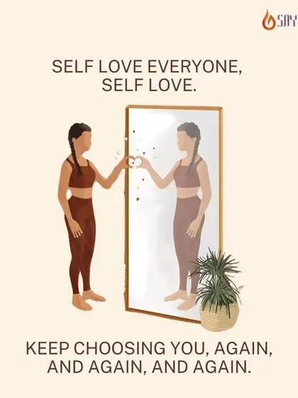 Self-love is a daily practice. Keep choosing you, again and again. Yoga helps us listen to our bodies, respect our limits, and create space for inner peace.