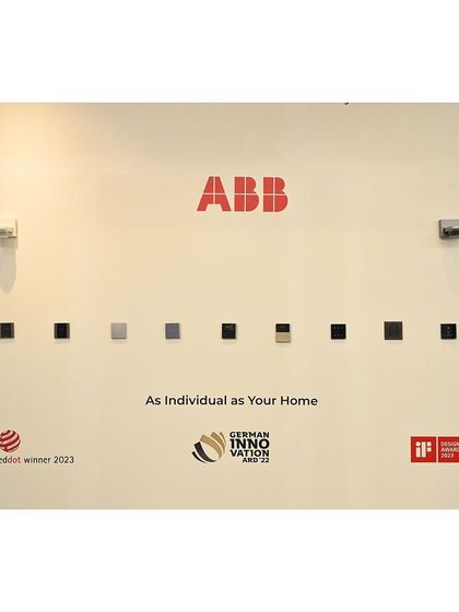 This expo display features a range of award-winning keypads from ABB. Each one is designed to be as individual as your home, offering personalized control with a premium feel.