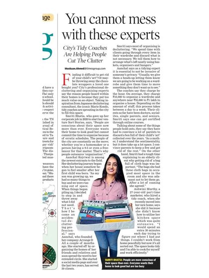 Sort Story by Smriti - Virtual Organizing Consultation Behind the Scenes & In the Media photo 6