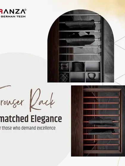 For those who demand excellence, this trouser rack offers unmatched elegance. The combination of a sleek frame and organized display elevates your wardrobe from simple storage to a curated collection.