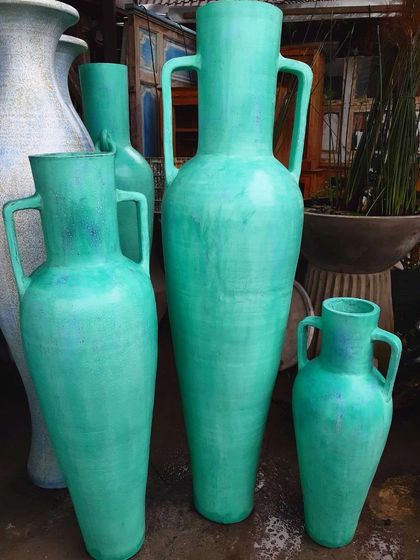 The 'Del Mar' trio, including the impressive 7-foot tall version, perfect for spaces with high ceilings.