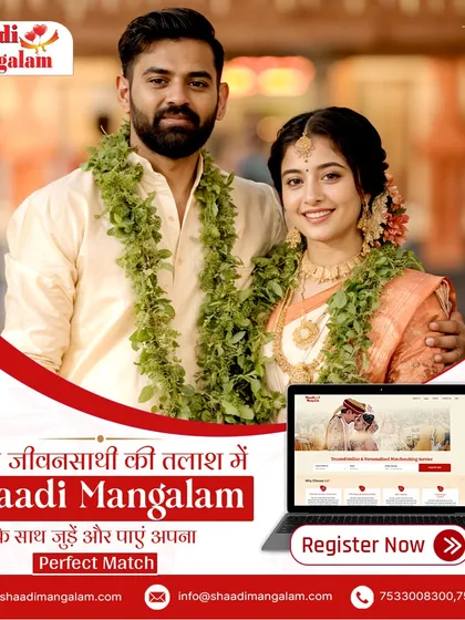 Apne jeevansaathi ki talash mein, Shaadi Mangalam ke saath judein aur payein apna perfect match. We help you find your life partner with ease and trust.