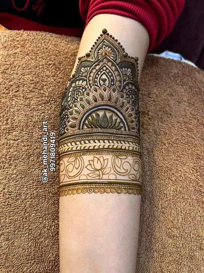 Abhishek Kumar - Bridal Mehndi Signature Patterns: Jaal, Lotus & 3D Effects photo 32