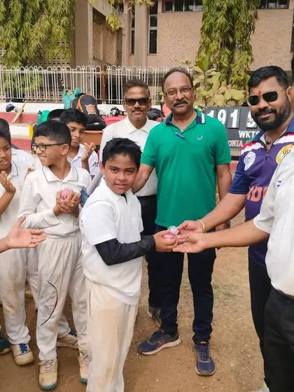 Sarang Joshi recognized for his brilliant bowling in the U-12 selection trial matches, where he took a total of 7 wickets across three games.