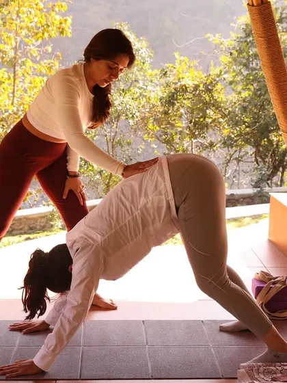 Correct alignment is key to allowing prana, or life force energy, to flow freely. In my sessions, I provide hands on adjustments to help you safely deepen your practice, ensuring you feel supported while exploring your body's potential in each asana.