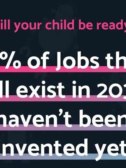 Will your child be ready for the future? With 85% of jobs in 2030 not even invented yet, the best way to prepare is to teach them how to think, solve problems, and create with technology. That's the core of my mission.