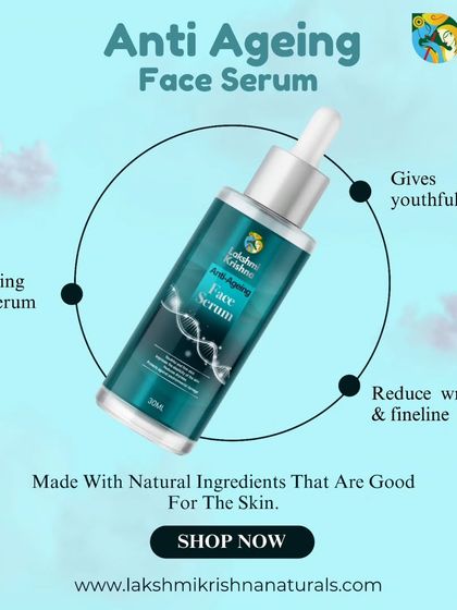 Our Anti-Aging Face Serum is made with natural ingredients to give you a youthful look. It hydrates the skin while reducing the appearance of wrinkles and fine lines.