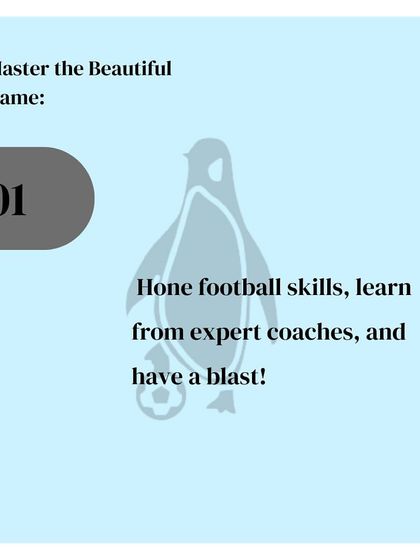 At our camps, your child will master the beautiful game. They will learn from expert coaches and have a blast while honing their football skills.