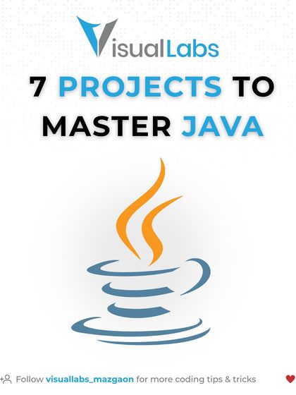 This is the cover for my series on 7 essential projects to master Java. Building hands-on projects is the best way to take your skills from beginner to pro.
