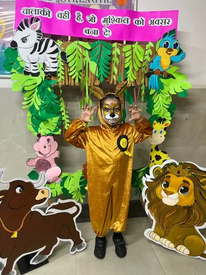 We are incredibly proud of our young achiever, who won first prize in the "Talk-a-Tot" inter-school competition. Her confidence and expressive storytelling are a credit to her hard work.