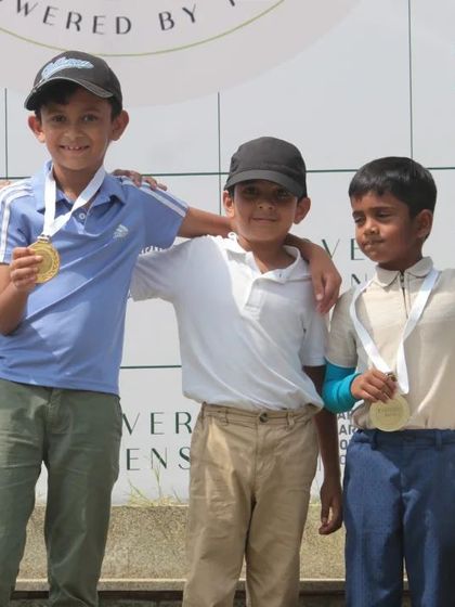 Young winners of our Monthly Medal event. Junior competitions are about building character, fostering resilience, and setting the foundation for lifelong skills.