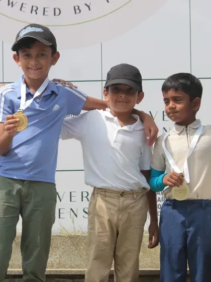 Young winners of our Monthly Medal event. Junior competitions are about building character, fostering resilience, and setting the foundation for lifelong skills.