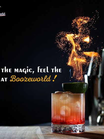 Sip the magic, feel the mix. This cocktail is set ablaze, with sparks flying for a truly magical effect. It's a showstopper that guarantees to capture your guests' attention.
