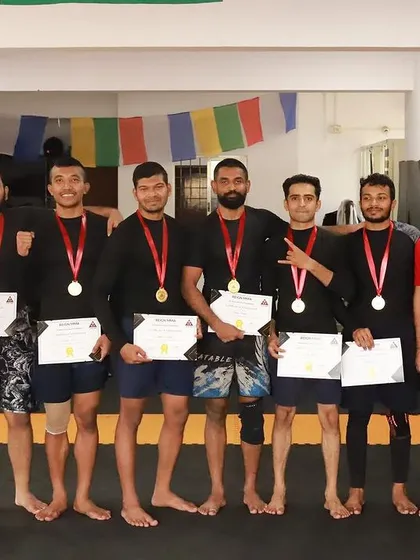 The winners from our Reign In-house tournament. It's great to see our members, some with only three months of training, test their skills and perform so well.