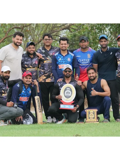Our heroes. The Absolute Fit XI cricket team after their fantastic performance in the BPL.