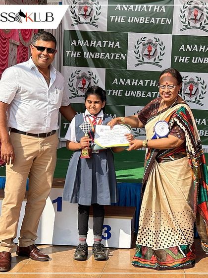 Congratulations to our prodigy Mohana for securing third prize at the Interschool Chess Competition. Her performance at the Delhi World Public School event was a testament to her strategic skills.