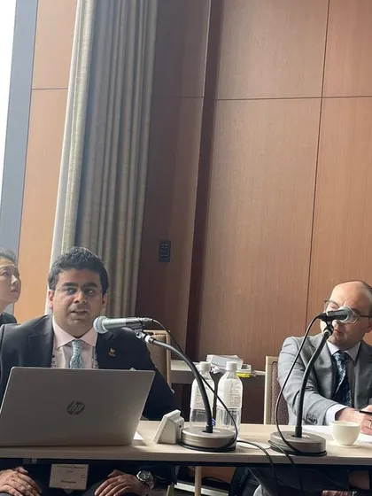 Our partners sharing insights at the IPBA Annual Meeting in Tokyo, contributing to global discussions on legal practice, digital assets, and talent retention.