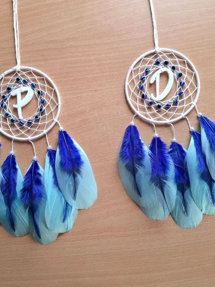 Another look at our popular personalized evil eye car hangings, a perfect blend of protection and custom style.