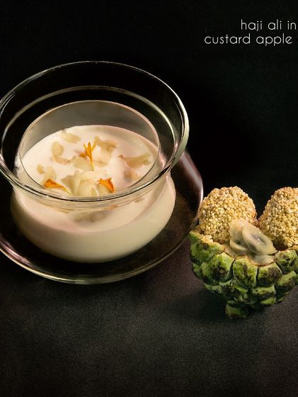 The Haji Ali inspired custard apple cream, another highlight from our Bangkok pop-up menu.