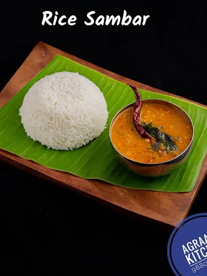 The heart of a South Indian meal is simple rice and sambar. My sambar is made with a special masala powder that I grind myself at home, giving it an authentic taste that you won't find in store-bought versions.