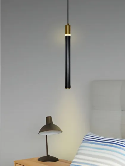 This pendant is a great reading light when hung next to a bed. Its focused beam won't disturb a sleeping partner.