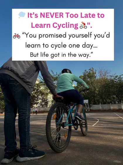 You promised yourself you would learn one day, and I'm here to tell you that day is now. It is never too late to learn. This image captures the supportive, personal training I provide to help you cross this goal off your bucket list.