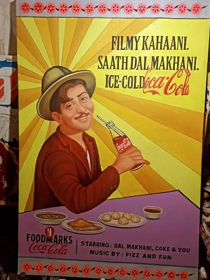A special commission for a Coca-Cola event celebrating the legendary Raj Kapoor. I blend classic Bollywood portraiture with iconic branding to create a unique piece of nostalgic art that tells a story.