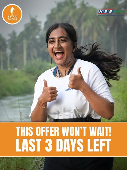This offer won't wait. You have just three days left to grab your bib for the Kaveri Trail Marathon at the best price.