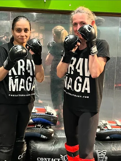 Two of our female warriors, side by side. They are proof that strength and fighting ability have no gender.