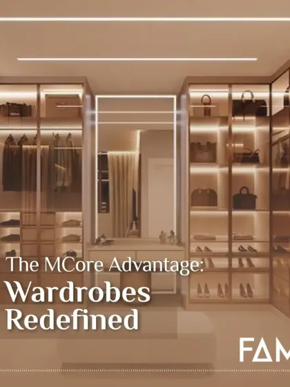 The M-Core Advantage redefines what a wardrobe can be. It’s not just about looks, but about building furniture that is resistant to humidity, pests, and daily wear and tear, ensuring it remains a timeless piece in your home.