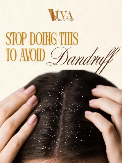 Are you struggling with dandruff? The first step is to stop doing things that make it worse. This series of images will guide you through common habits to avoid for a flake-free, healthy scalp.