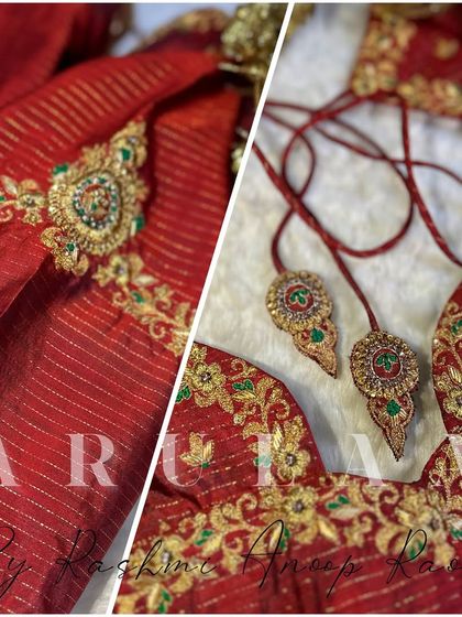 Arulaa by Rashmi Anoop Rao - Custom Bridal & Occasion Wear for Women Bridal Blouse Masterpieces photo 19