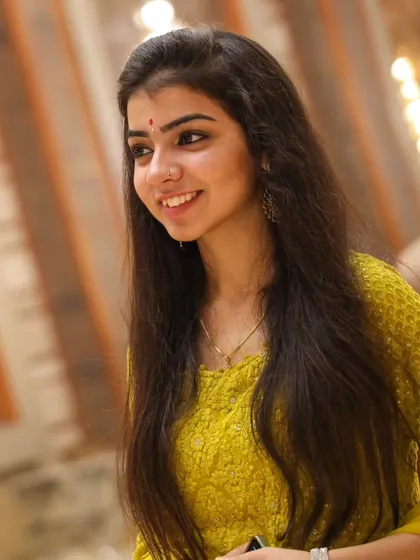 'Start every day with a smile'. A candid, smiling photo that reflects my positive outlook on life.