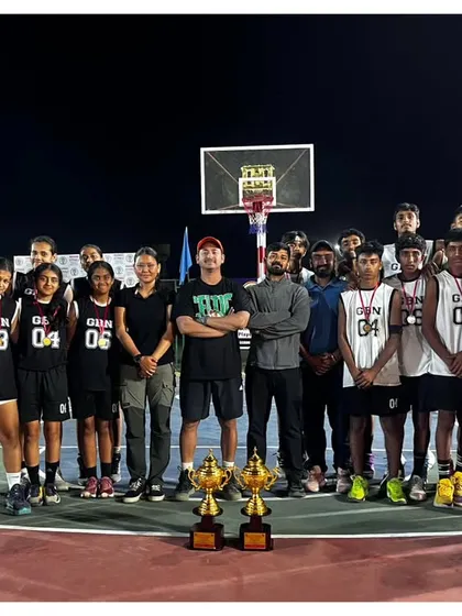 Our boys' and girls' GBN teams celebrating their third-place finish at the U-17 State Basketball Championship. A proud moment for our players and coaches.