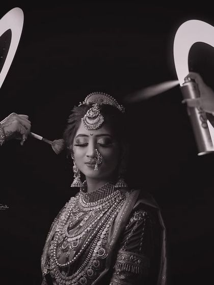 The black and white version of my creative bridal prep shot. This edit gives the image a timeless, classic feel while maintaining its modern and artistic composition.