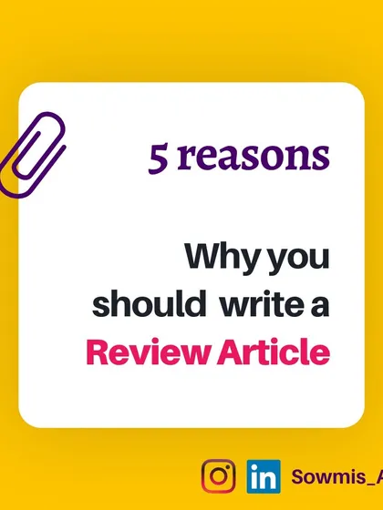 This post kicks off five key reasons why every researcher should consider writing a review article. It's a powerful way to establish yourself as an expert and contribute to your field in a meaningful way.
