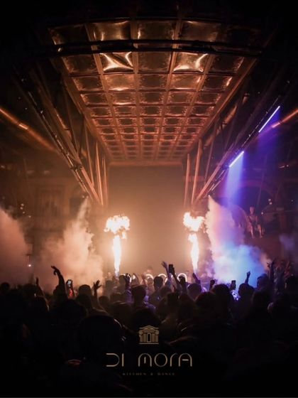 Dancefloor diaries from Di Mora, Pune. The combination of pyro, smoke, and a hyped-up crowd is the perfect recipe for a memorable night.