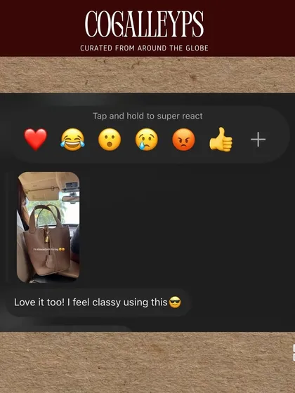 "Love it too! I feel classy using this." Simple, sweet, and exactly how I want you to feel.