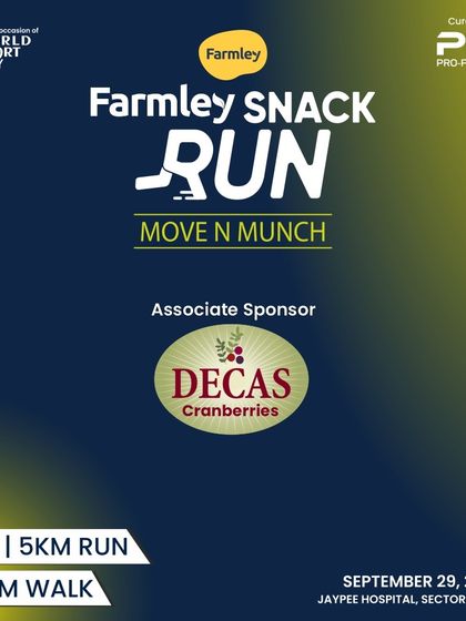 Excited to have DECAS Cranberries as our Associate Sponsor for the Farmley Snack Run.
