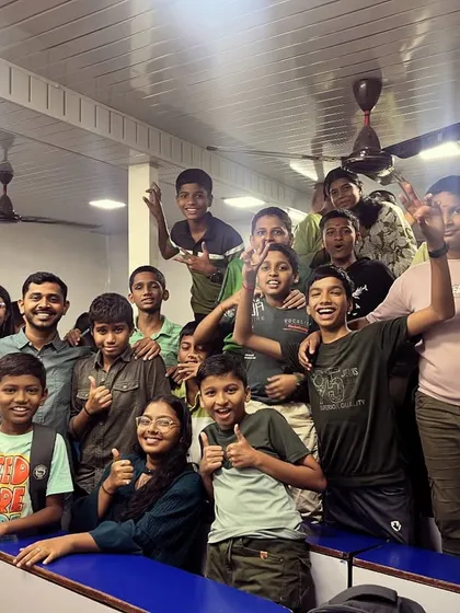 Thumbs up from the students on Green day. The energy and participation during our festival celebrations are always fantastic.