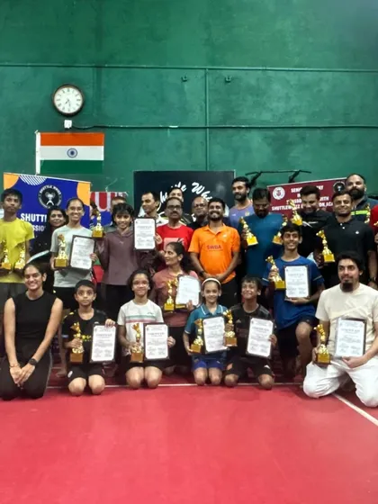 The result of perseverance, patience, and participation. A proud moment with our players from the in-house badminton tournament, showcasing their well-earned trophies and certificates. We believe in celebrating every success along the journey.