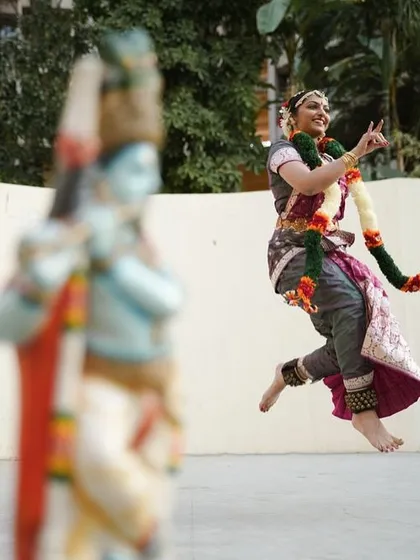 A graceful dance performance at our NIFT campus event. Our festivals are a stage for not just crafts, but also for performing arts that celebrate our culture.