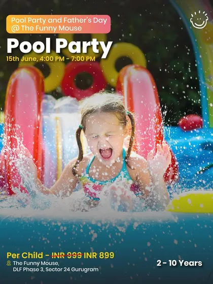 A pool party and Father's Day event at The Funny Mouse.