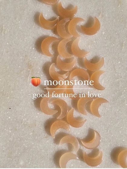 Two powerful crystals for relationships. Peach Moonstone brings good fortune and affection, while Pink Opal is for healing love-life problems and fostering peaceful relations.