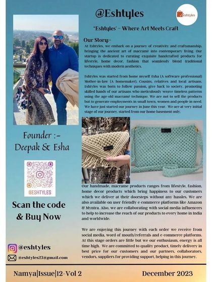 Eshtyles - Custom Macrame Home Decor Our Story & Special Offers photo 8