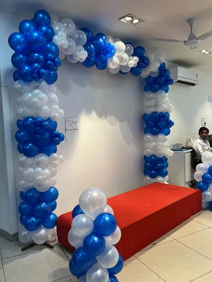 The final setup, ready to welcome customers to the launch event.