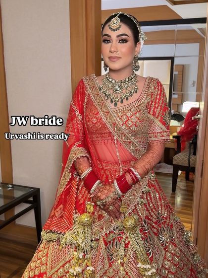 The final reveal. This bride is ready for her big day, looking radiant and confident in her complete traditional attire. This is the moment I work towards with every client.