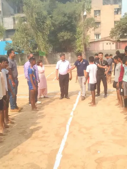Here I am appointed as an official for zonal kabaddi matches. It is an honor to contribute to the sport in different capacities, including coaching at P.G.D.A.V. School.
